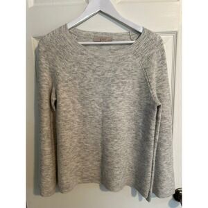 LOFT,‎  Size S, Light Gray Textured Knit Sweater